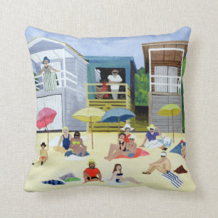 Beach Huts 1991 Kussen