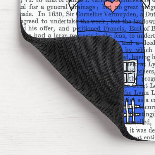 Beach Huts 2 Illustratie Muismat (Hoek)