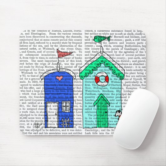 Beach Huts 2 Illustratie Muismat (Met muis)