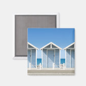 Beach Huts 2 Magneet (Voorkant / Achterkant)