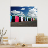 Beach Huts 2 Poster (Keuken)