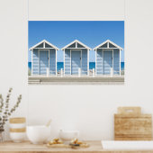 Beach Huts 2 Poster (Keuken)