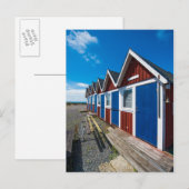 Beach Huts 3 Briefkaart (Voorkant / Achterkant)