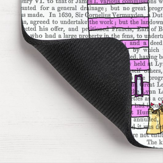 Beach Huts 3 Illustratie Muismat (Hoek)