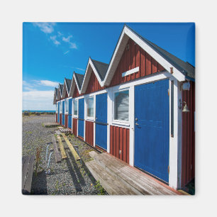 Beach Huts 3 Magneet