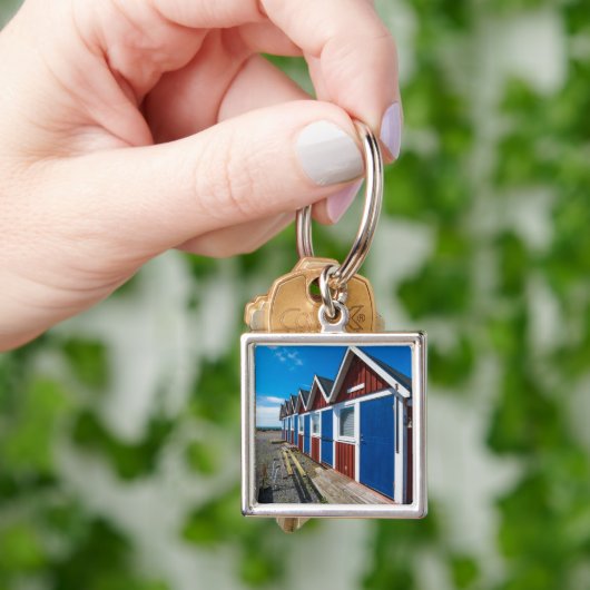 Beach Huts 3 Sleutelhanger (Hand)