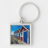 Beach Huts 3 Sleutelhanger (Voorkant)