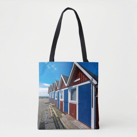 Beach Huts 3 Tote Bag (Voorkant)