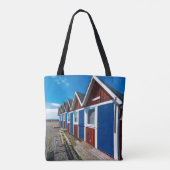 Beach Huts 3 Tote Bag (Achterkant)