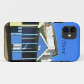 Beach huts and blue skies enlish sebe side foto Case-Mate iPhone case (Achterkant (horizontaal))