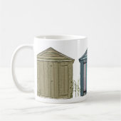 Beach Huts Art Koffiemok (Links)