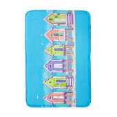 Beach Huts Badmat (Voorkant Verticaal)