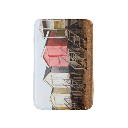 Beach Huts Badmat (Voorkant Verticaal)