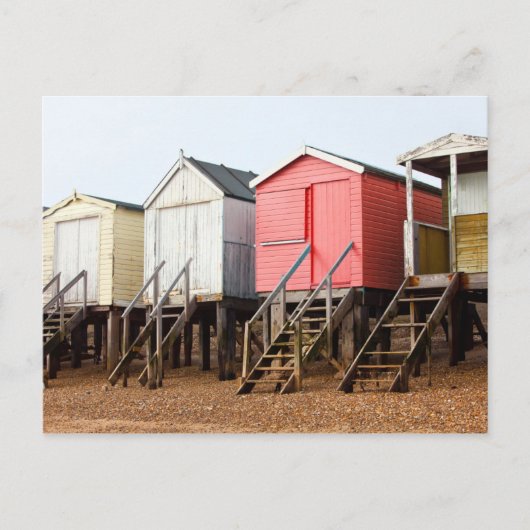 Beach Huts Briefkaart (Voorkant)