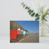 Beach huts briefkaart (Staand voorkant)