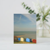 Beach Huts Briefkaart (Staand voorkant)
