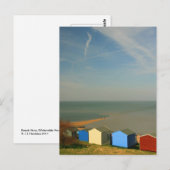 Beach Huts Briefkaart (Voorkant / Achterkant)