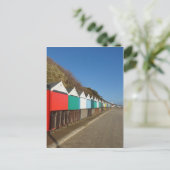 Beach huts briefkaart (Staand voorkant)