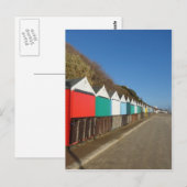 Beach huts briefkaart (Voorkant / Achterkant)