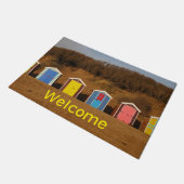 Beach Huts Doormat Deurmat (Schuin)