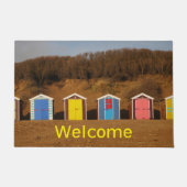 Beach Huts Doormat Deurmat (Voorkant)