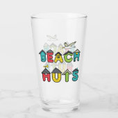 Beach Huts Glas (Achterkant)
