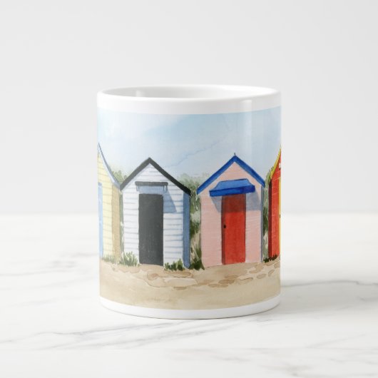 Beach Huts I Grote Koffiekop (Voorkant)
