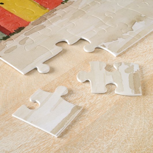 Beach Huts I Legpuzzel (Zijkant)