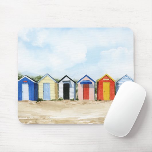 Beach Huts I Muismat (Met muis)