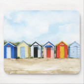 Beach Huts I Muismat (Voorkant)