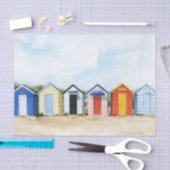 Beach Huts I Tissuepapier (Craft)