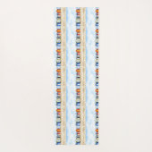 Beach Huts I Yogamat (Achterkant)