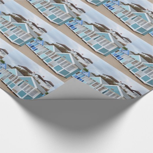 Beach Huts in Southwold Cadeaupapier (Hoek)