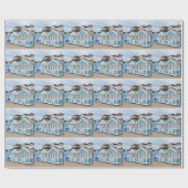 Beach Huts in Southwold Cadeaupapier (Vlak)