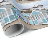 Beach Huts in Southwold Cadeaupapier (Rol Hoek)