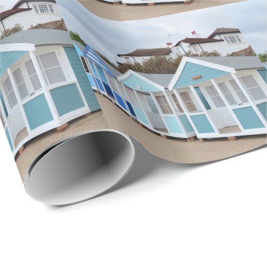 Beach Huts in Southwold Cadeaupapier (Rol Hoek)