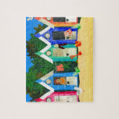 'Beach Huts' Jigsaw Puzzel (Verticaal)