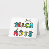 Beach Huts Kaart (Voorkant)