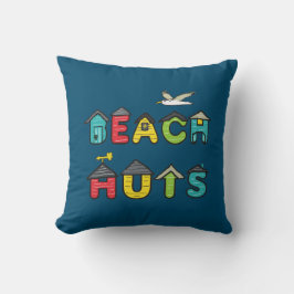 Beach Huts Kussen