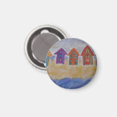 Beach Huts Magnet (Voorkant / Achterkant)
