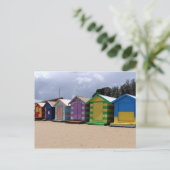 Beach Huts Melbourne 2 Briefkaart (Staand voorkant)