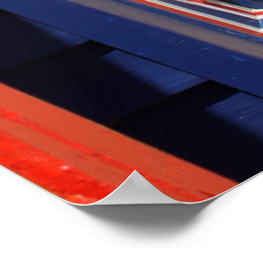 Beach Huts Melbourne Side Poster (Hoek)