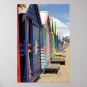 Beach Huts Melbourne Side Poster (Voorkant)