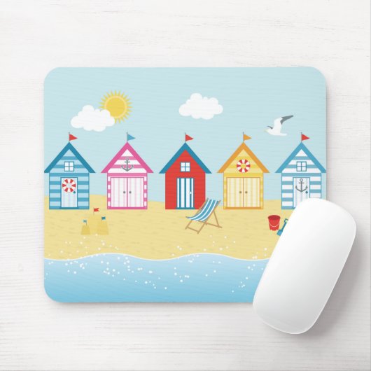 Beach Huts Muismat (Met muis)