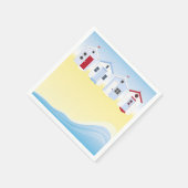 Beach Huts Papieren servetten (Hoek)
