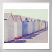 Beach Huts Poster (Voorkant)