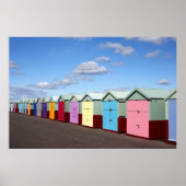 Beach Huts Poster (Voorkant)