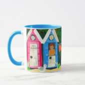 "Beach Huts" Ringer Mok (Links)