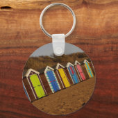 Beach Huts Sleutelhanger (Voorkant)