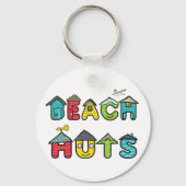 Beach Huts Sleutelhanger (Voorkant)